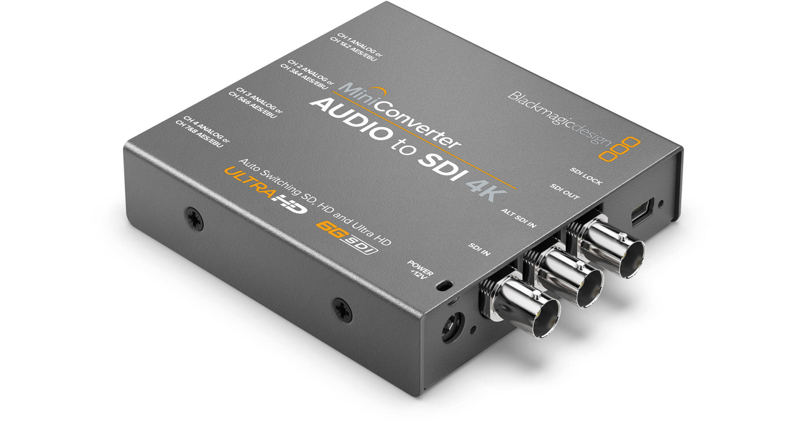 Blackmagic Audio to SDI 4k