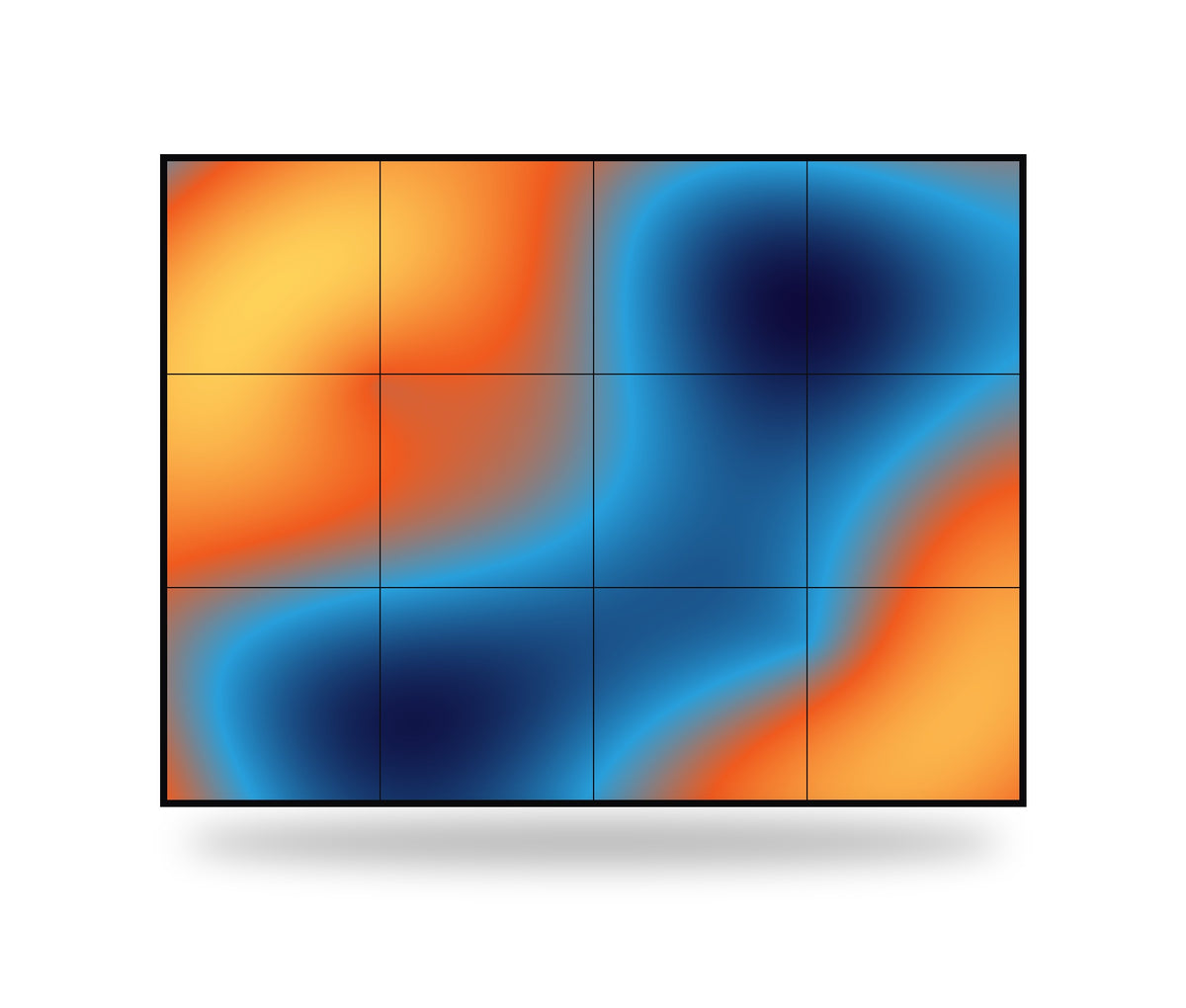 Genesis 1.8mm 12 panel LED screen 4x3
