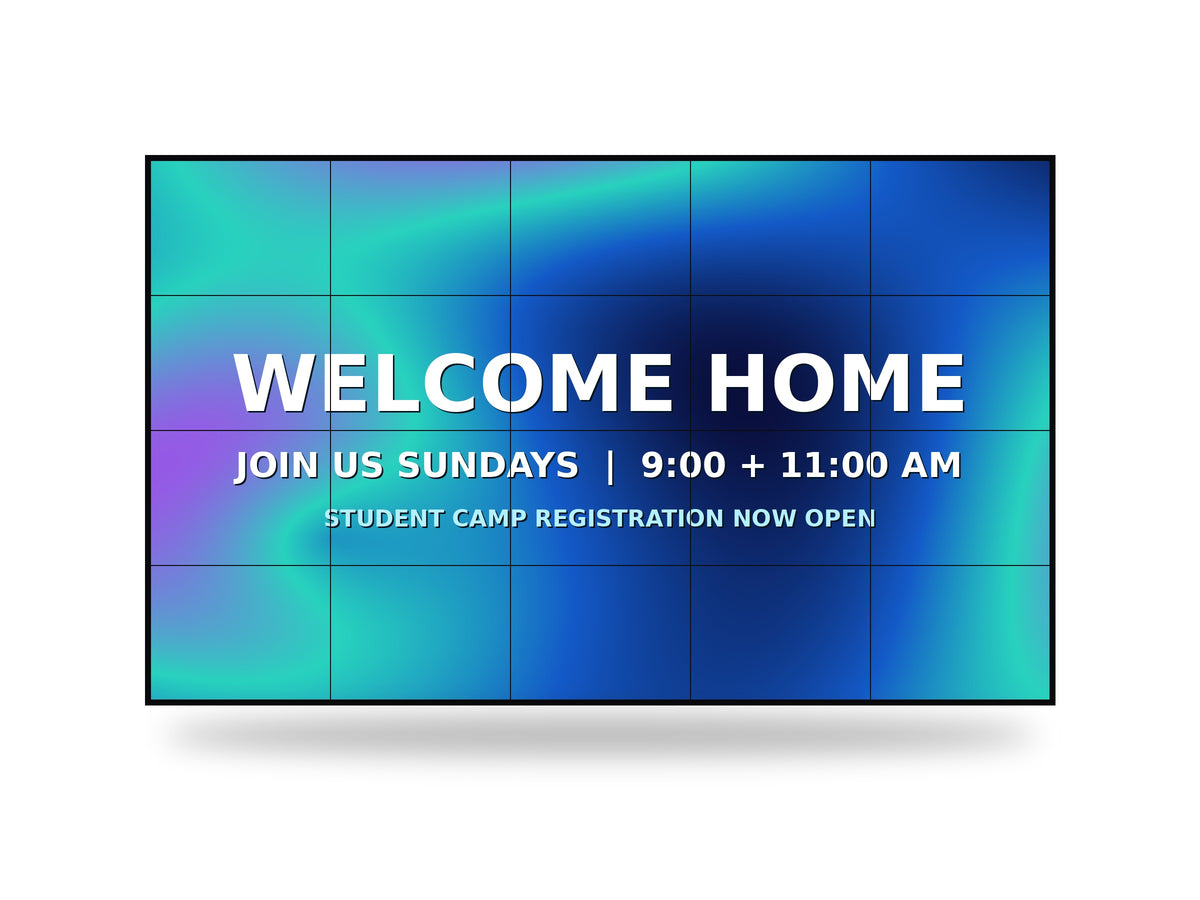 Genesis 2.5mm 20 panel LED screen 5x4